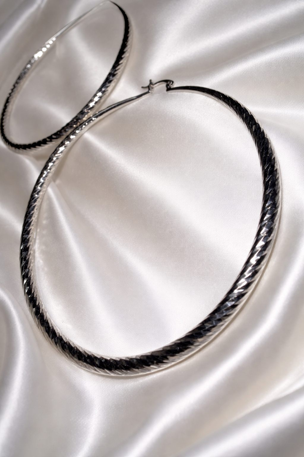 Diamond Cut Hoops