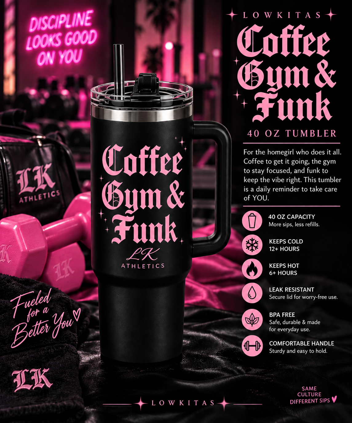 Coffee Gym & Funk Tumbler