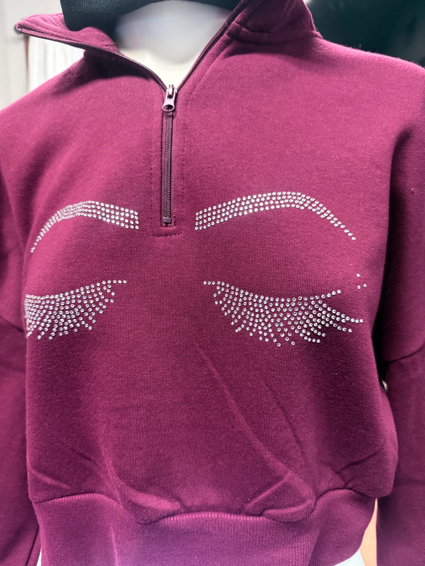 Midnight Cruise Crop Sweater