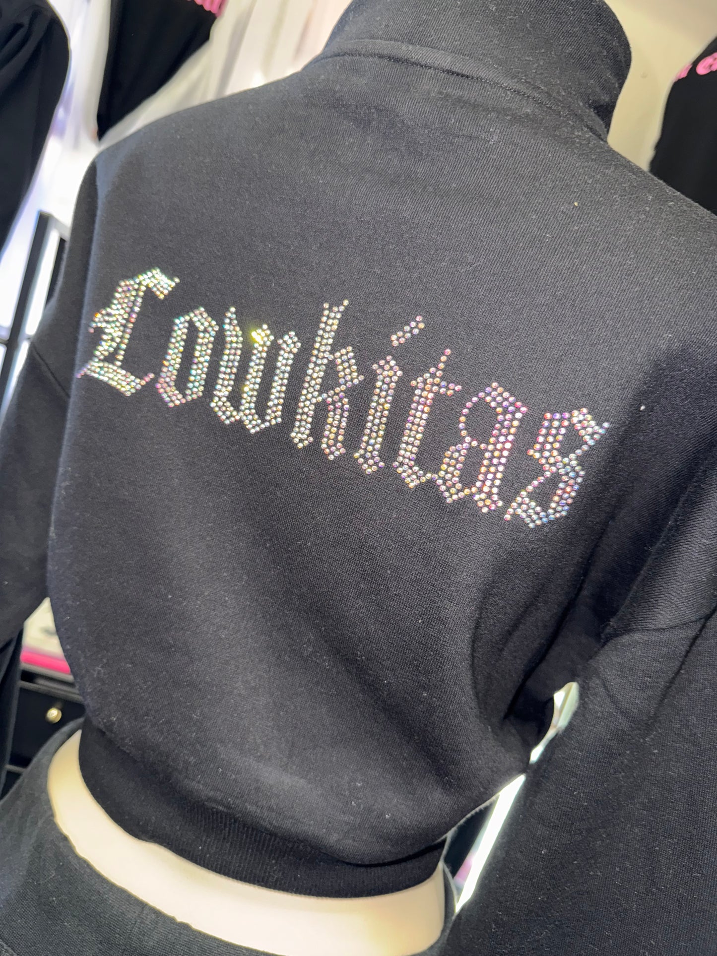 Midnight Cruise Crop Sweater