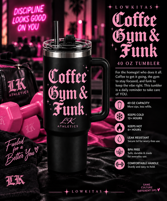 Coffee Gym & Funk Tumbler